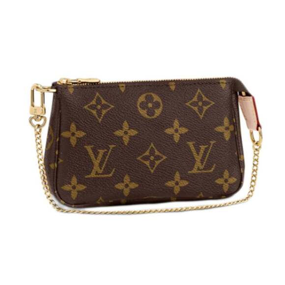 Louis Vuitton Handbags - LOUIS VUITTON Authentic Brown Monogram Canvas Pochette Pouch